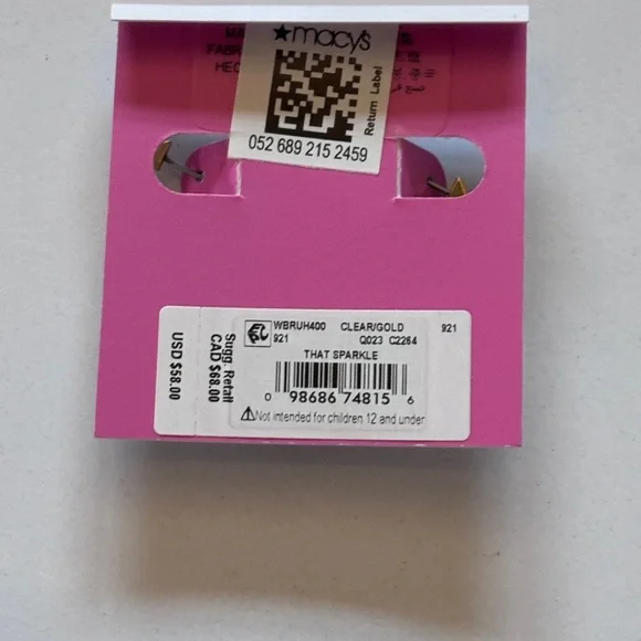 Kate Spade New York Gold Cubic Zirconia Drop Earrings - Picture 3 of 3